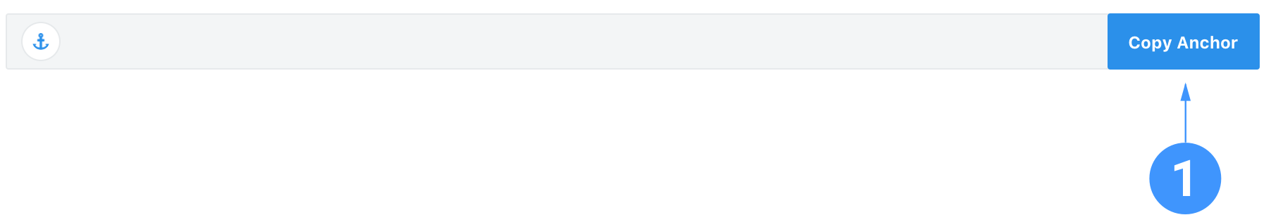 Click on the blue anchor button on the right to copy link